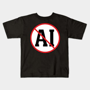 No AI Kids T-Shirt